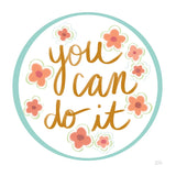 You Can Do It by Melissa Averinos. SKU 59977a. Archival Giclee Fine art print for wall decor.
