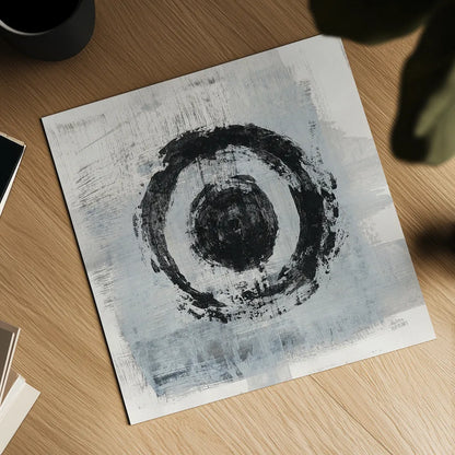 Zen Circle II Crop by Melissa Averinos. Shown as a detailed flat fine art print, highlighting archival giclee quality. Available as an archival giclee rolled canvas, fine art paper, or poster print. SKU 29696a.
