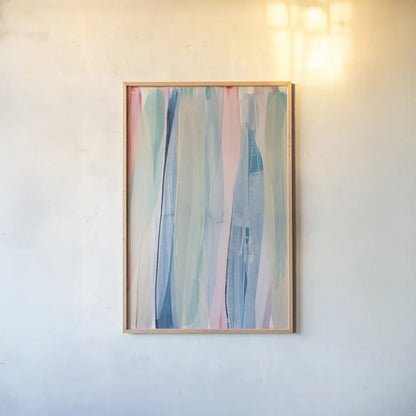 Acapulco II by Mercedes Lopez Charro. shown as a paper print in a natural frame. Available as a archival giclee rolled canvas, fine art paper, or poster print. SKU 101408h.