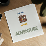Adventure by Mercedes Lopez Charro. Shown as a detailed flat fine art print, highlighting archival giclee quality. Available as an archival giclee rolled canvas, fine art paper, or poster print. SKU 77790a.