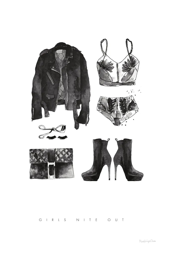 Back to Black III by Mercedes Lopez Charro. SKU 66609h. Archival Giclee Fine art print for wall decor.