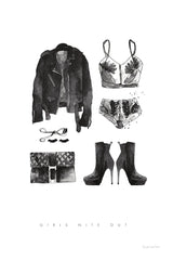 Back to Black III by Mercedes Lopez Charro. SKU 66609h. Archival Giclee Fine art print for wall decor.