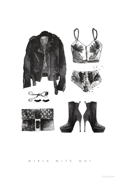 Back to Black III by Mercedes Lopez Charro. SKU 66609h. Archival Giclee Fine art print for wall decor.