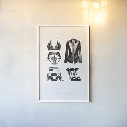 Back to Black IV by Mercedes Lopez Charro. shown as a paper print in a white frame. Available as a archival giclee rolled canvas, fine art paper, or poster print. SKU 66610h.