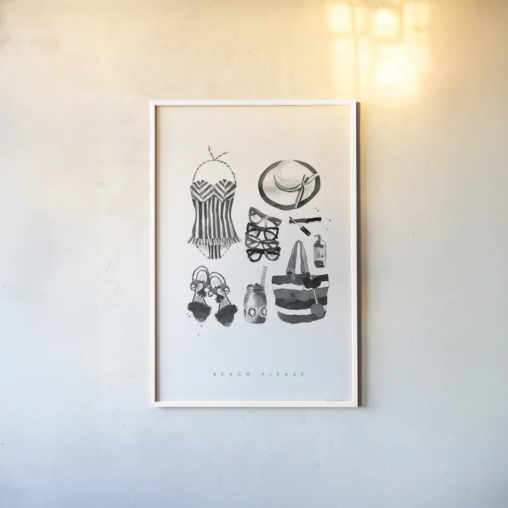 Back to Black V by Mercedes Lopez Charro. shown as a paper print in a white frame. Available as a archival giclee rolled canvas, fine art paper, or poster print. SKU 66611h.