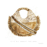 Beach Glam III by Mercedes Lopez Charro. SKU 68584a. Archival Giclee Fine art print for wall decor.
