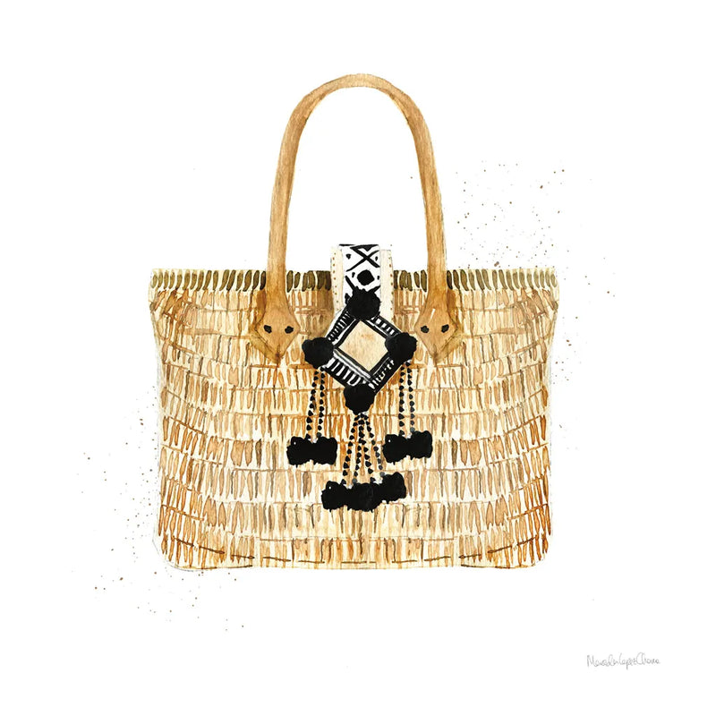 Beach Glam IV No Words by Mercedes Lopez Charro. SKU 68792a. Archival Giclee Fine art print for wall decor.