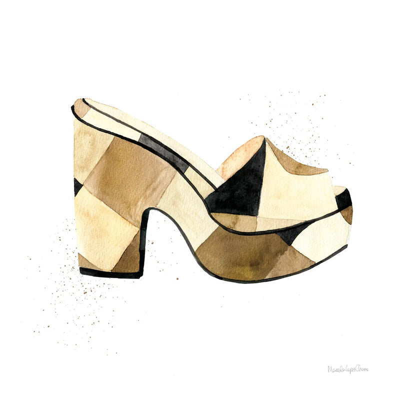 Beach Glam V No Words by Mercedes Lopez Charro. SKU 68793a. Archival Giclee Fine art print for wall decor.