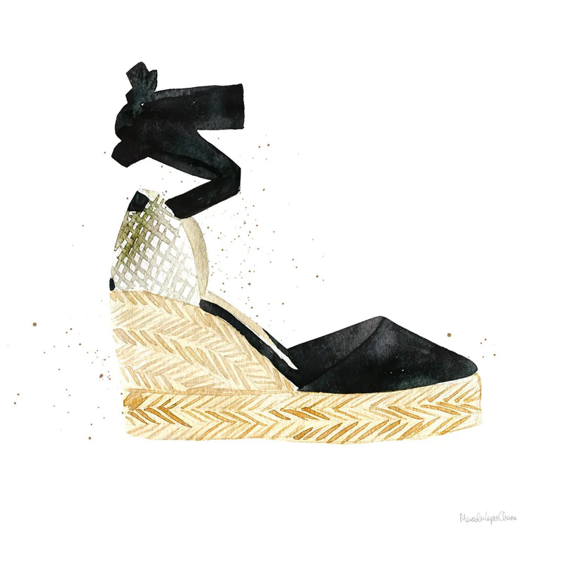 Beach Glam VI No Words by Mercedes Lopez Charro. SKU 68794a. Archival Giclee Fine art print for wall decor.