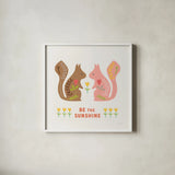 Better Together III by Mercedes Lopez Charro. Shown in a crisp white glass frame for a clean and minimalist style. Available as an archival giclee rolled canvas, fine art paper, or poster print. SKU 83013a.