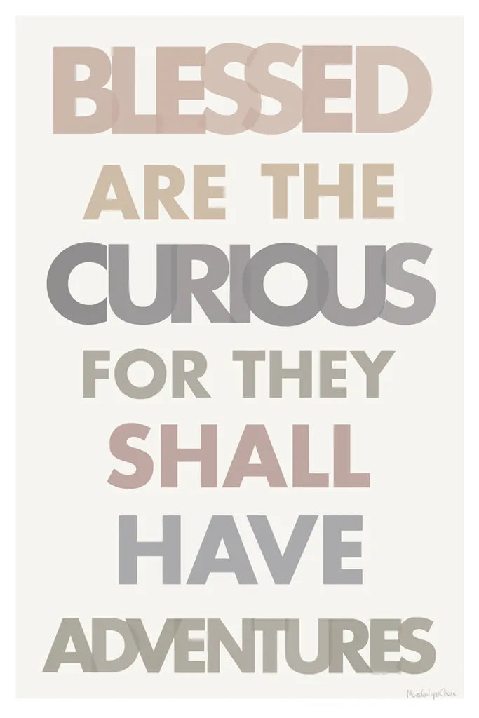 Blessed are the Curious II by Mercedes Lopez Charro. SKU 77214h. Archival Giclee Fine art print for wall decor.