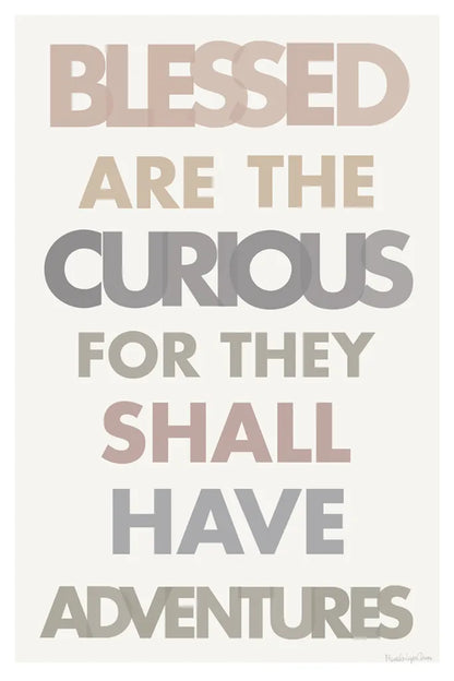 Blessed are the Curious II by Mercedes Lopez Charro. SKU 77214h. Archival Giclee Fine art print for wall decor.