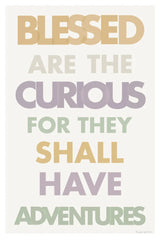 Blessed are the Curious II Pastel by Mercedes Lopez Charro. SKU 82352h. Archival Giclee Fine art print for wall decor.