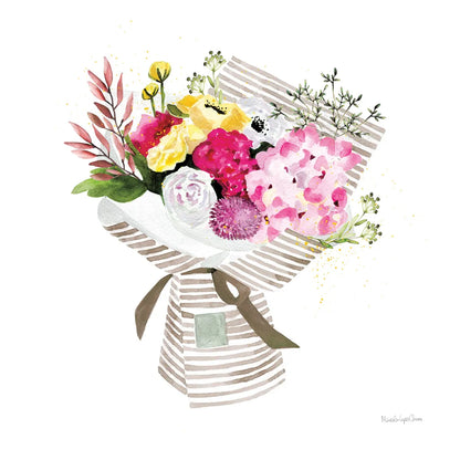 Bloom with Grace by Mercedes Lopez Charro. SKU 72144a. Archival Giclee Fine art print for wall decor.