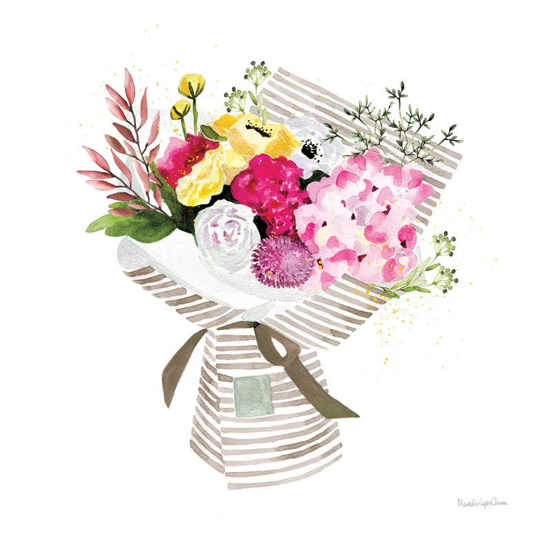Bloom with Grace by Mercedes Lopez Charro. SKU 72144a. Archival Giclee Fine art print for wall decor.
