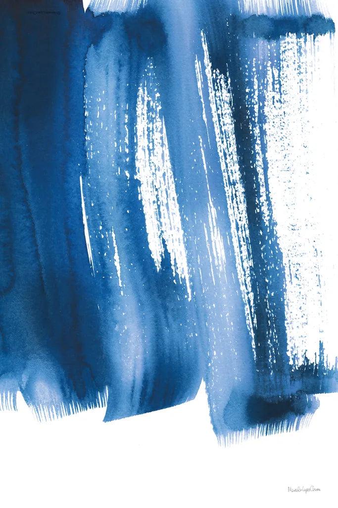 Bold Blue I by Mercedes Lopez Charro. SKU 64826h. Archival Giclee Fine art print for wall decor.
