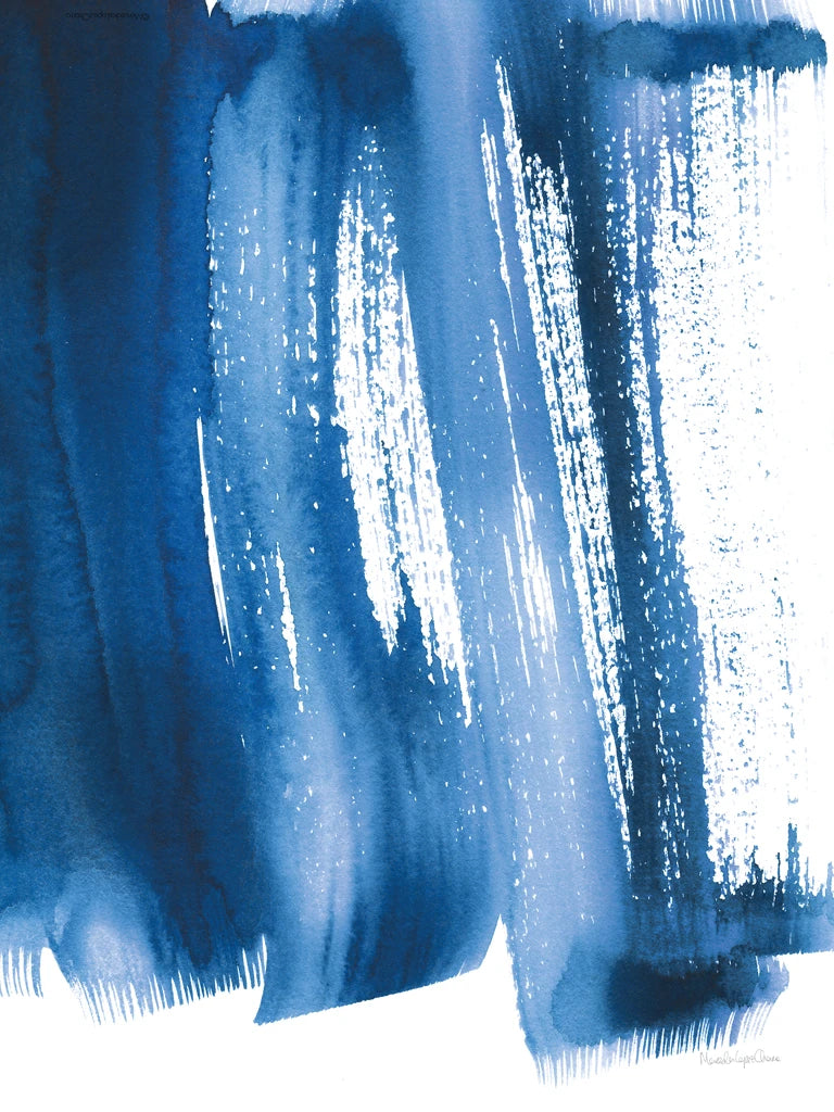 Bold Blue I Crop by Mercedes Lopez Charro