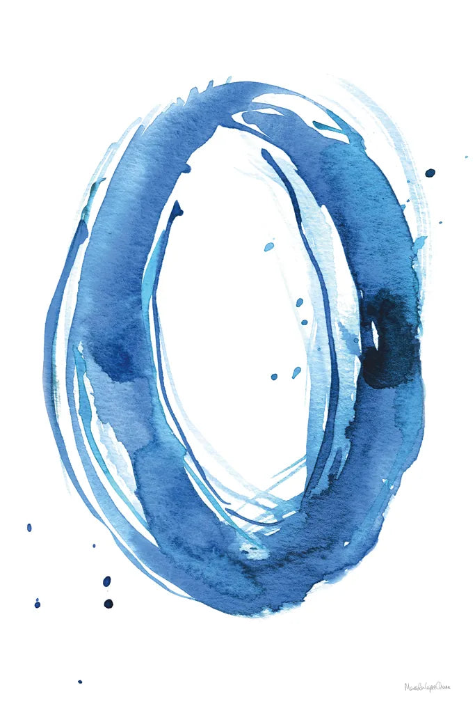 Bold Blue III by Mercedes Lopez Charro. SKU 64828h. Archival Giclee Fine art print for wall decor.