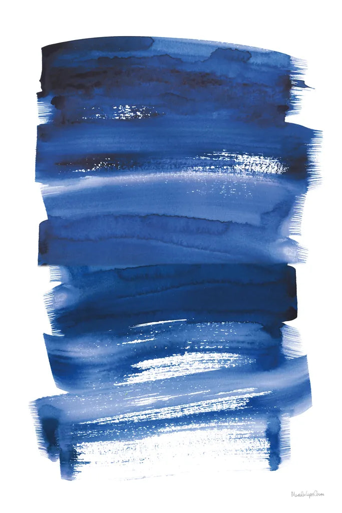 Bold Blue IV by Mercedes Lopez Charro. SKU 64829h. Archival Giclee Fine art print for wall decor.