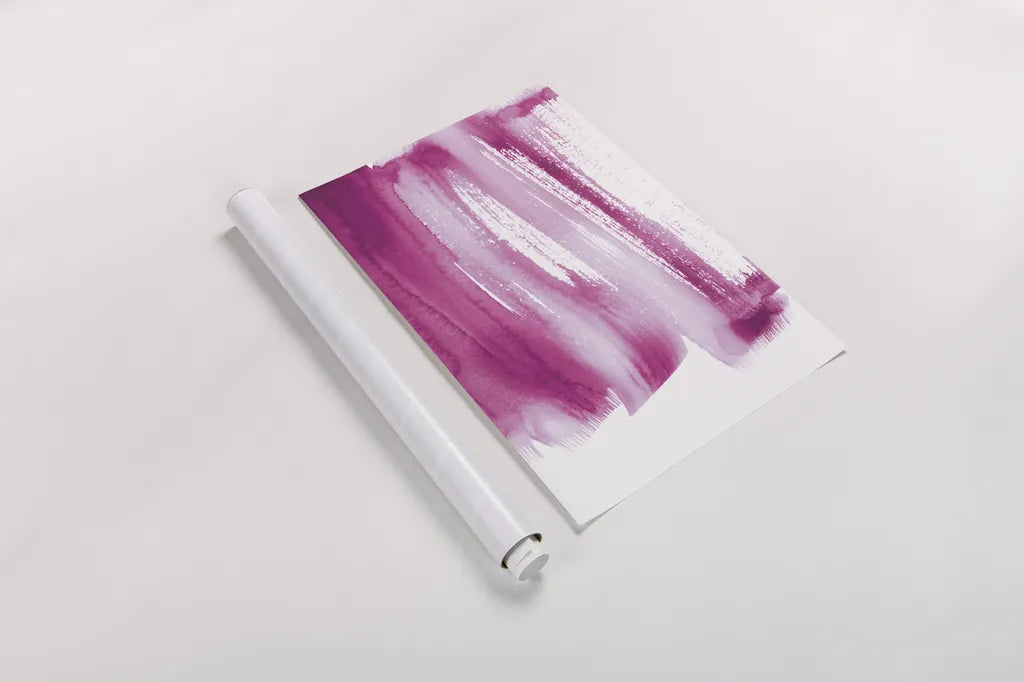 Bold Neon I by Mercedes Lopez Charro. shown as a rolled paper print. Available as archival giclee rolled canvas, fine art paper, or poster print. SKU 80378h.