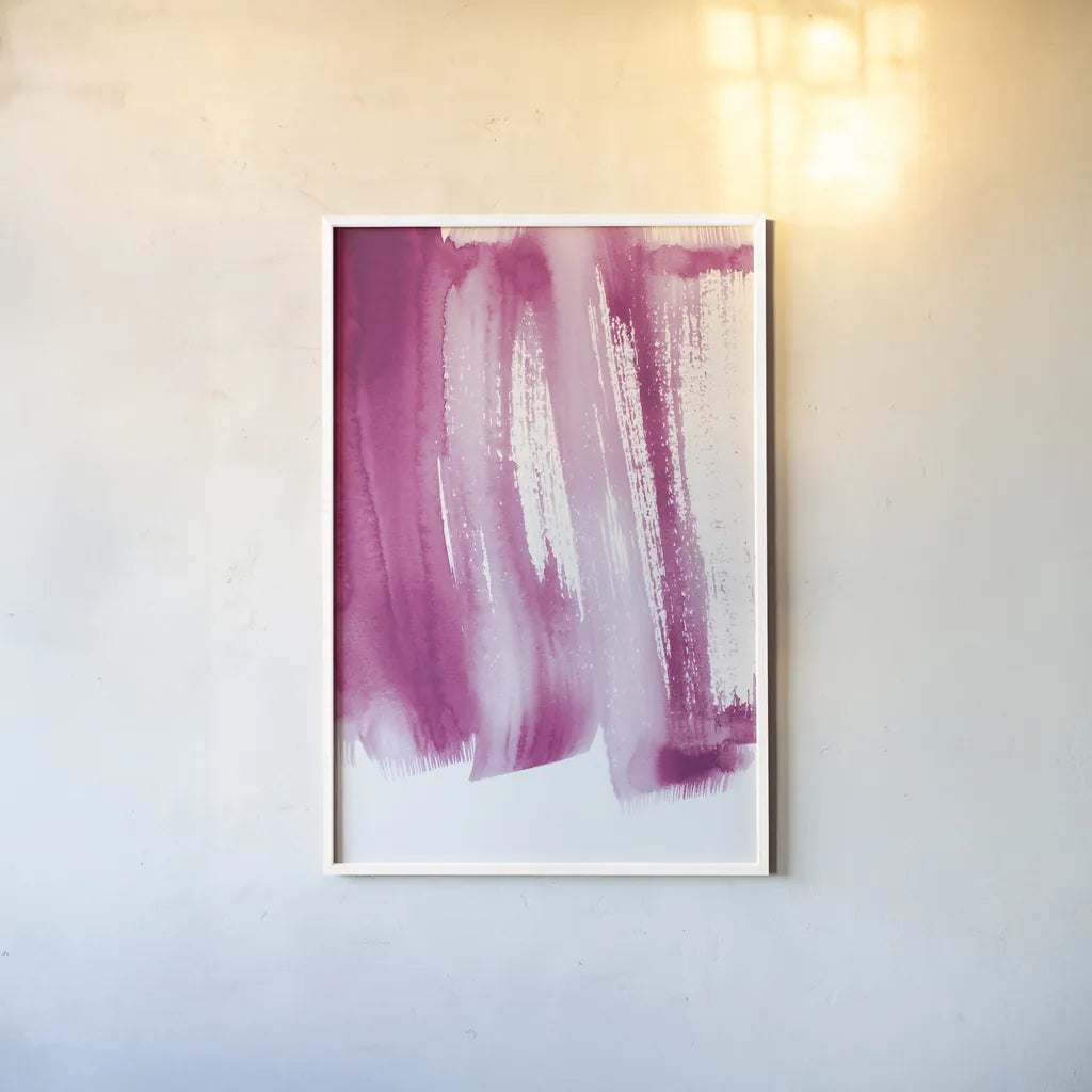 Bold Neon I by Mercedes Lopez Charro. shown as a paper print in a white frame. Available as a archival giclee rolled canvas, fine art paper, or poster print. SKU 80378h.