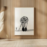 By the Pool by Mercedes Lopez Charro. shown as over sized large wall art. Available as an archival giclee rolled canvas, fine art paper, or poster print. SKU 73177h.