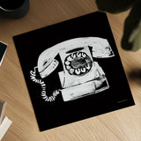 Call Me by Mercedes Lopez Charro. Shown as a detailed flat fine art print, highlighting archival giclee quality. Available as an archival giclee rolled canvas, fine art paper, or poster print. SKU 73179a.