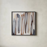 Cappuccino by Mercedes Lopez Charro. Shown in a sleek black glass frame for a contemporary gallery look. Available as an archival giclee rolled canvas, fine art paper, or poster print. SKU 101406a.