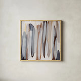 Cappuccino by Mercedes Lopez Charro. Shown in a natural wood glass frame for a timeless modern aesthetic. Available as an archival giclee rolled canvas, fine art paper, or poster print. SKU 101406a.