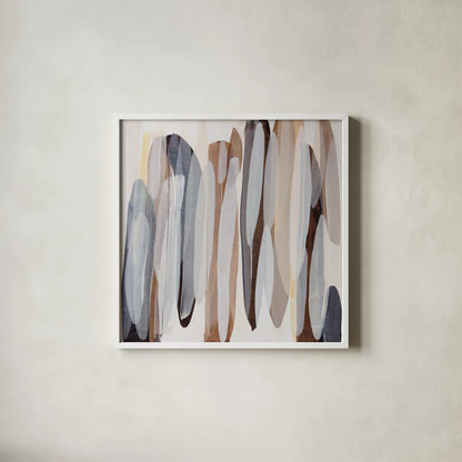 Cappuccino by Mercedes Lopez Charro. Shown in a crisp white glass frame for a clean and minimalist style. Available as an archival giclee rolled canvas, fine art paper, or poster print. SKU 101406a.