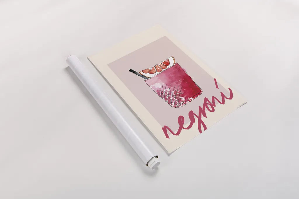 Cheers I by Mercedes Lopez Charro. shown as a rolled paper print. Available as archival giclee rolled canvas, fine art paper, or poster print. SKU 85672h.