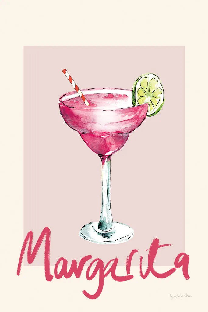 Cheers I by Mercedes Lopez Charro. SKU 87162h. Archival Giclee Fine art print for wall decor.