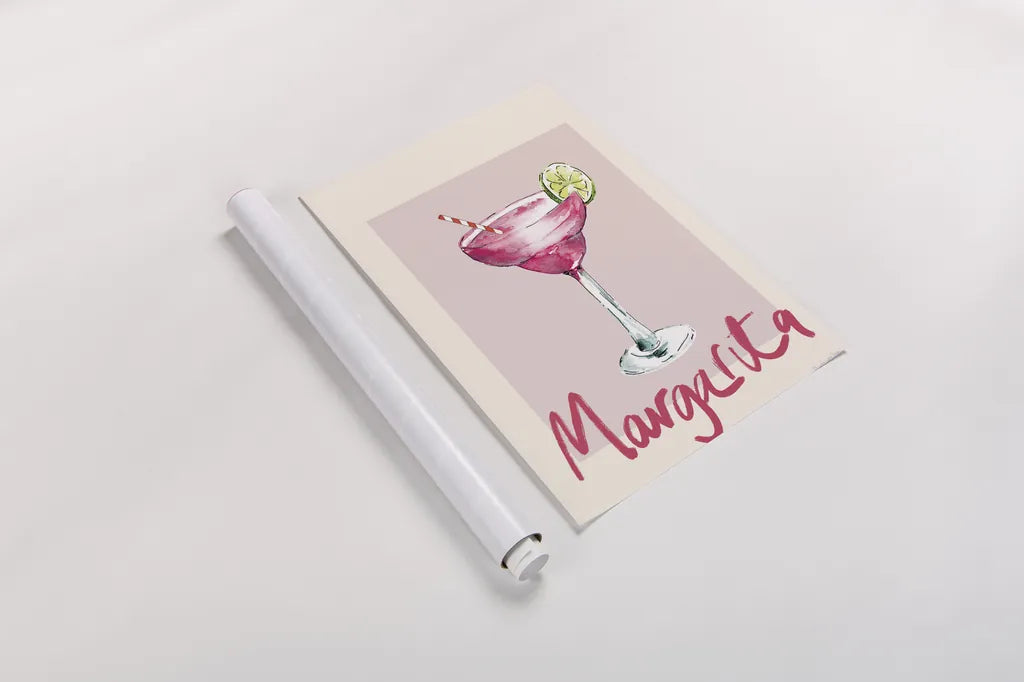 Cheers I by Mercedes Lopez Charro. shown as a rolled paper print. Available as archival giclee rolled canvas, fine art paper, or poster print. SKU 87162h.