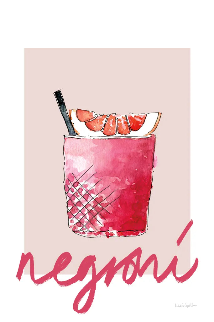 Cheers I on White by Mercedes Lopez Charro. SKU 91157h. Archival Giclee Fine art print for wall decor.