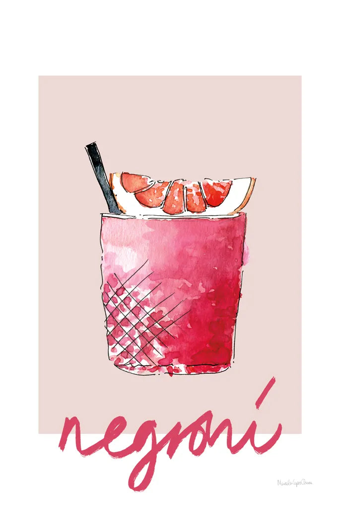 Cheers I on White v2 by Mercedes Lopez Charro. SKU 91307h. Archival Giclee Fine art print for wall decor.