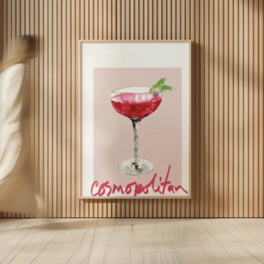 Cheers II on White v2 by Mercedes Lopez Charro. shown as over sized large wall art. Available as an archival giclee rolled canvas, fine art paper, or poster print. SKU 91308h.