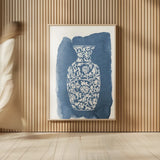 Chinese Vase II by Mercedes Lopez Charro. shown as over sized large wall art. Available as an archival giclee rolled canvas, fine art paper, or poster print. SKU 64227h.