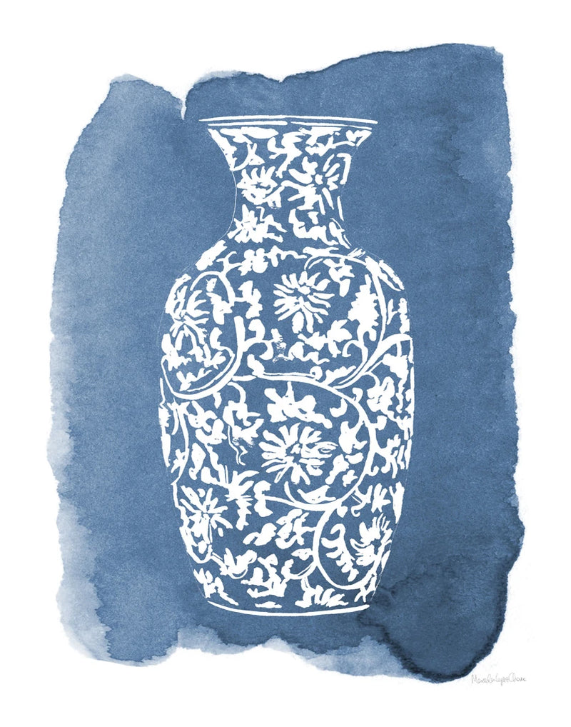 Chinese Vase II v2 by Mercedes Lopez Charro