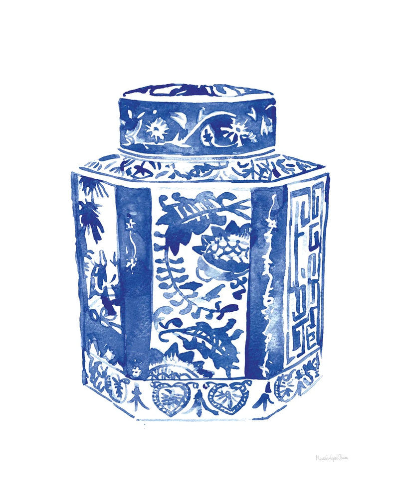 Chinoiserie Vase I by Mercedes Lopez Charro
