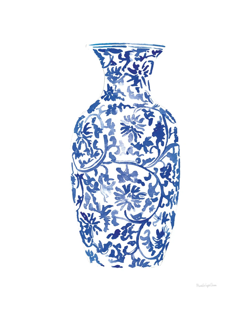 Chinoiserie Vase II by Mercedes Lopez Charro
