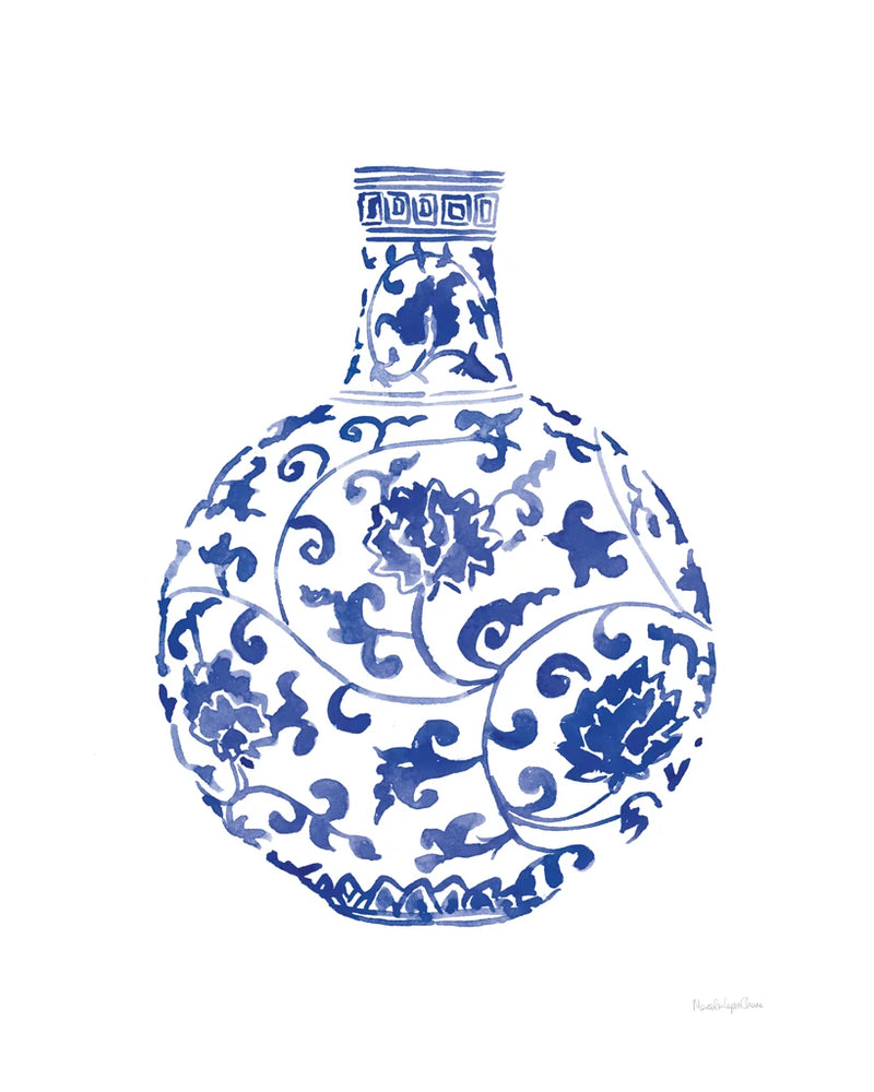 Chinoiserie Vase III by Mercedes Lopez Charro