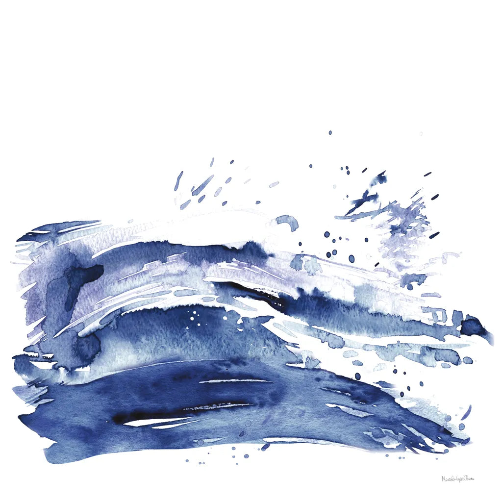 Coastal Splash I by Mercedes Lopez Charro. SKU 64830a. Archival Giclee Fine art print for wall decor.