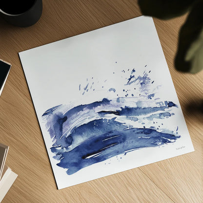 Coastal Splash I by Mercedes Lopez Charro. Shown as a detailed flat fine art print, highlighting archival giclee quality. Available as an archival giclee rolled canvas, fine art paper, or poster print. SKU 64830a.