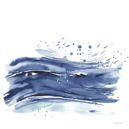 Coastal Splash II by Mercedes Lopez Charro. SKU 64831a. Archival Giclee Fine art print for wall decor.