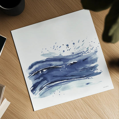 Coastal Splash II by Mercedes Lopez Charro. Shown as a detailed flat fine art print, highlighting archival giclee quality. Available as an archival giclee rolled canvas, fine art paper, or poster print. SKU 64831a.