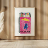 Cool Cat Club Matches I by Mercedes Lopez Charro. shown as over sized large wall art. Available as an archival giclee rolled canvas, fine art paper, or poster print. SKU 85530h.