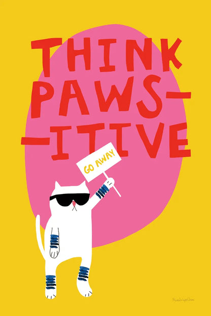 Cool Cat III by Mercedes Lopez Charro. SKU 85528h. Archival Giclee Fine art print for wall decor.