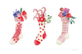 Decked Out Stockings by Mercedes Lopez Charro. SKU 77101i. Archival Giclee Fine art print for wall decor.
