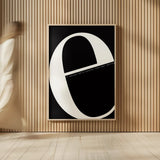 E is for Easier by Mercedes Lopez Charro. shown as over sized large wall art. Available as an archival giclee rolled canvas, fine art paper, or poster print. SKU 64138h.
