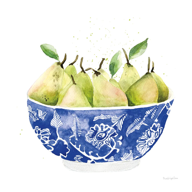 Elegant Fruit I by Mercedes Lopez Charro. SKU 87855a. Archival Giclee Fine art print for wall decor.